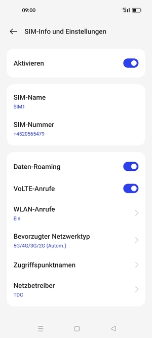 Schalten Sie Daten-Roaming an oder aus