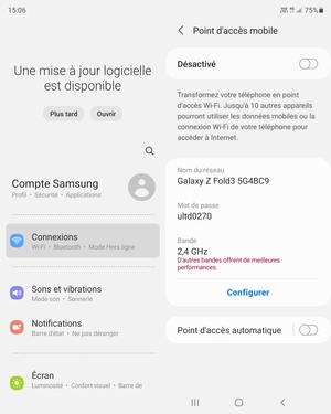 Sélectionnez Configurer