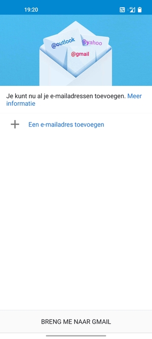Selecteer Een e-mailadres toevoegen
