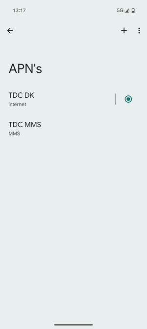 Uw telefoon is nu geïnstalleerd voor mms