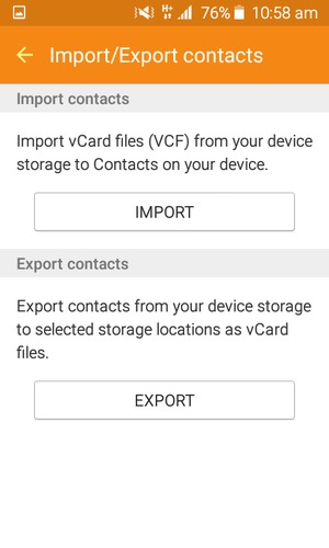 Select IMPORT