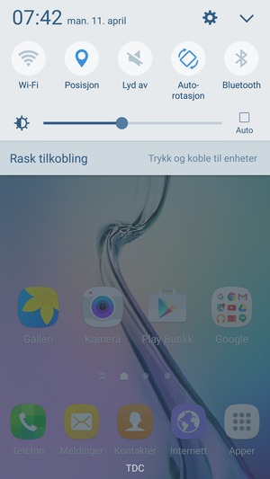 Slå av Posisjon