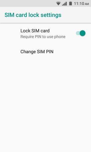 Select Change SIM PIN