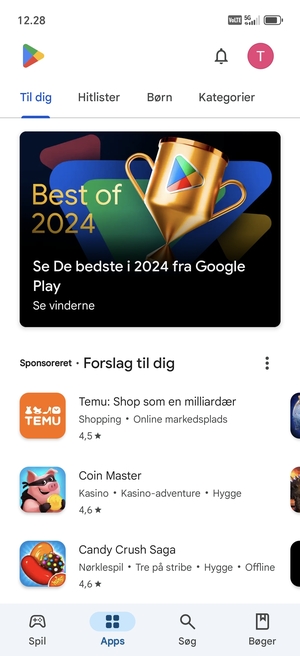 Vælg Søg