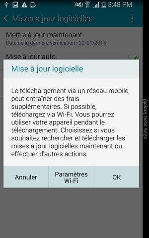 Sélectionnez OK