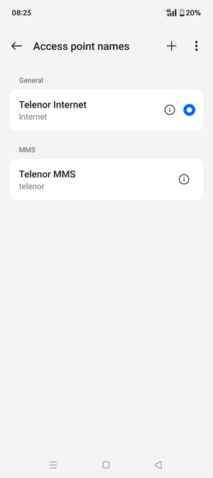 Select the Menu button