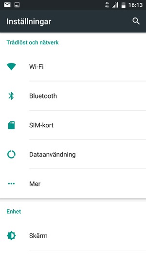 Välj Mer