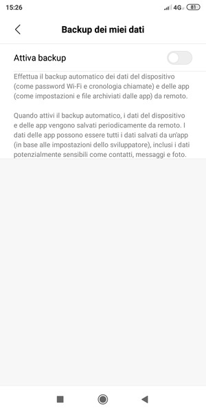 Attiva Attiva backup
