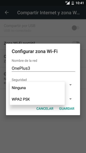Seleccione WPA2 PSK
