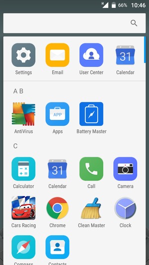 Select Settings