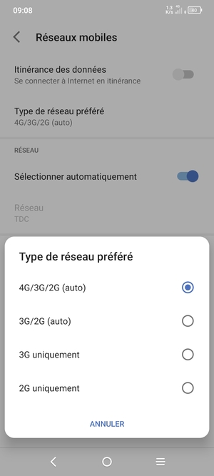 Sélectionnez votre option préférée