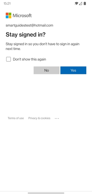 Select your preferred option
