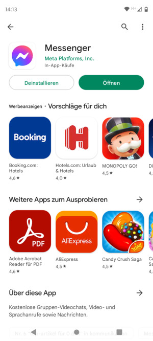 Wählen Sie Öffnen