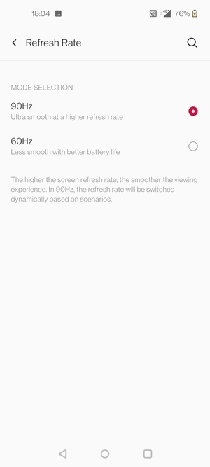 Select 60Hz