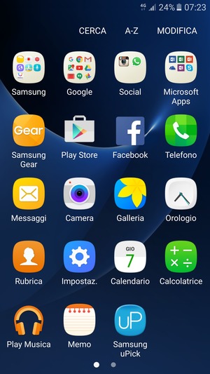 Seleziona Samsung
