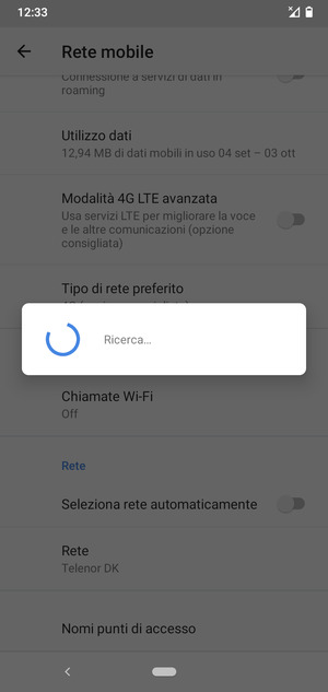 Attendi il completamento della ricerca
