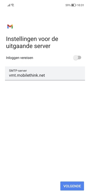 Schakel Inloggen vereisen uit en selecteer VOLGENDE
