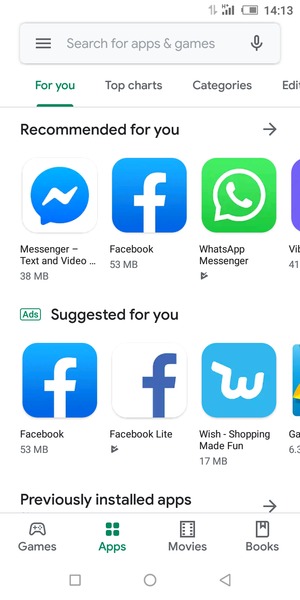 Select the Search bar