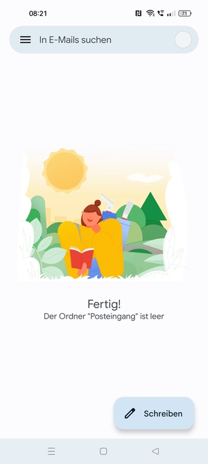 Ihr Gmail Konto ist einsatzbereit