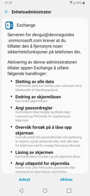 Velg Aktiver