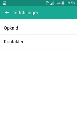 Vælg Kontakter
