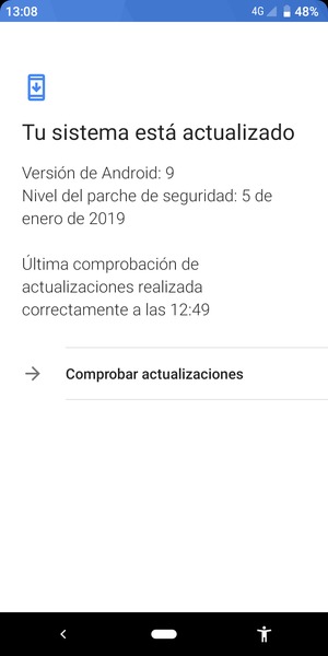 Seleccione Comprobar actualizaciones