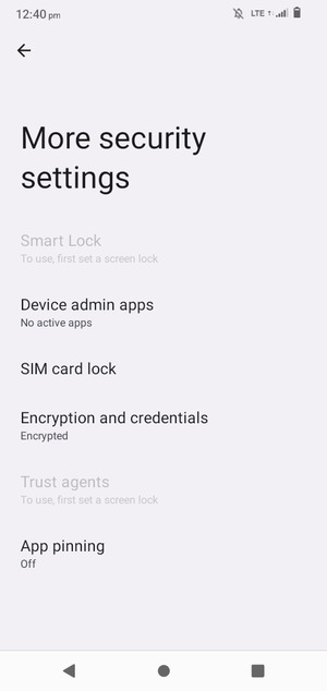 Select SIM card lock