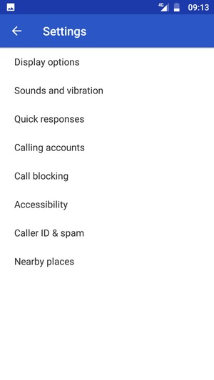 Select Calling accounts