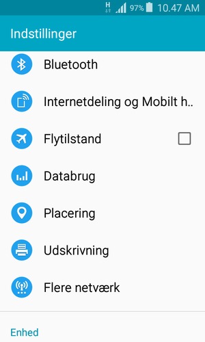 Scroll til og vælg Flere netværk