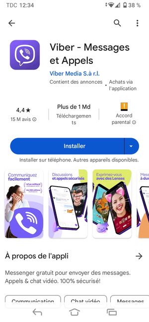 Sélectionnez Installer