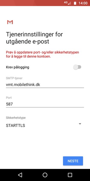 Velg Sikkerhetstype