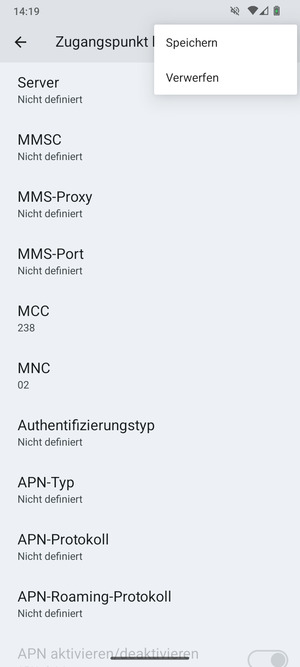 Wählen Sie Speichern