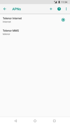 Wählen Sie die Menü-Taste