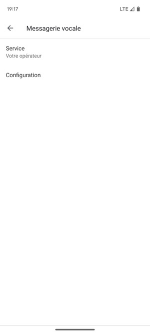 Sélectionnez Configuration