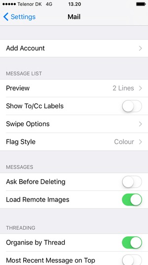 Select Add Account