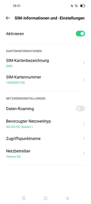 Wählen Sie Zugriffspunktname