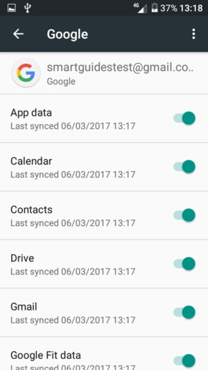 Make sure Contacts is selected and select the Menu button