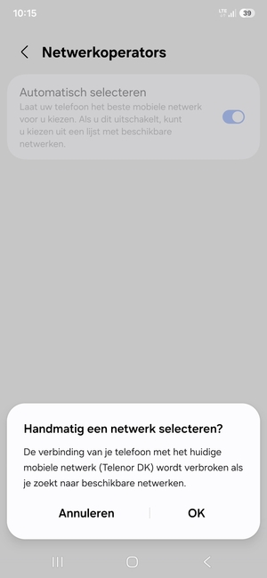 Selecteer OK