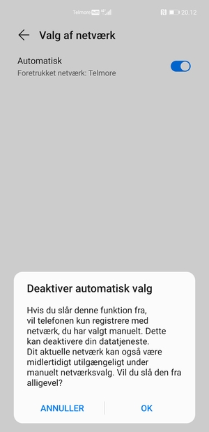 Vælg OK