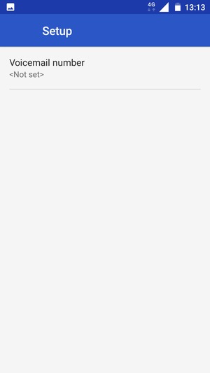 Select Voicemail number