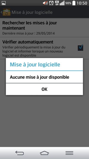 Sélectionnez OK