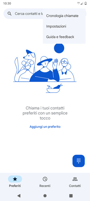 Seleziona Impostazioni