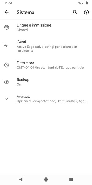 Seleziona Avanzate
