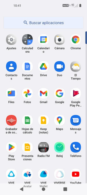 Seleccione Contactos
