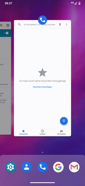 Apps nach oben streifen, um sie zu schliessen. Dies wird Batterie sparen.