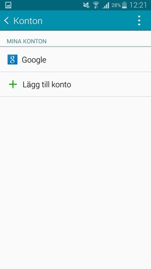 Välj Google