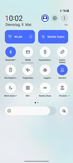 Schalten Sie WLAN und Bluetooth aus
