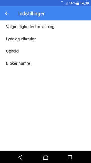 Vælg Opkald