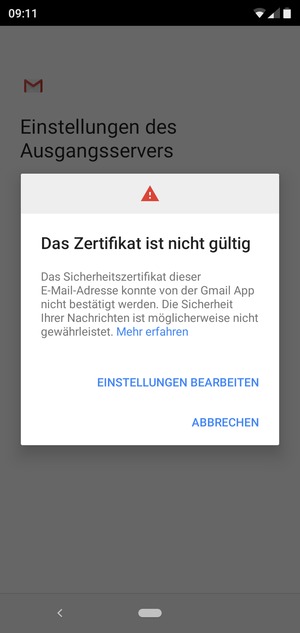 Wählen Sie EINSTELLUNGEN BEARBEITEN