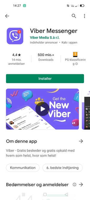 Vælg Installer